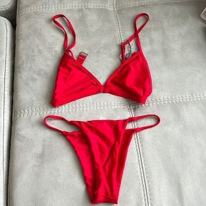 ZAFUL NWOT RED BIKINI